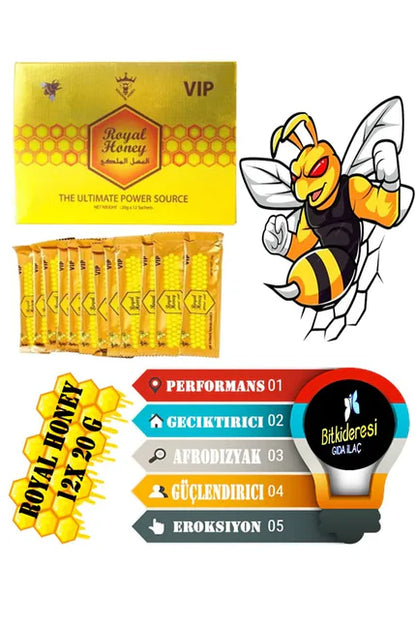 Honey - ( 12 sachets - each box) honey for him - Original