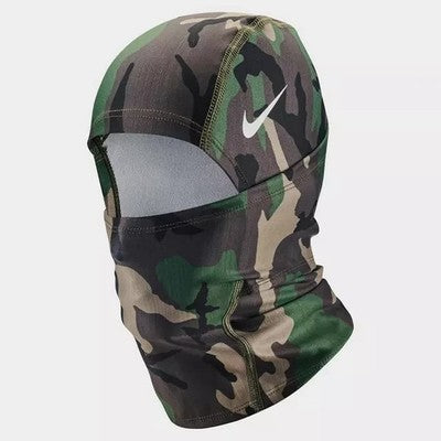 Nike Pro Therma-Fit Hyperwarm Hood Ski Mask Balaclava -US Stock [Green Camo]