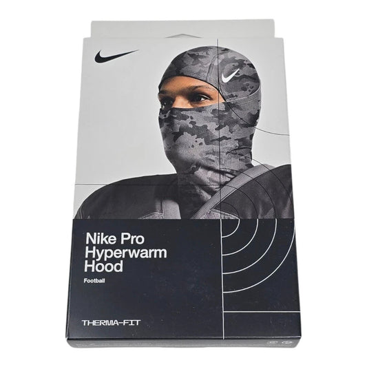 Nike Pro Therma-Fit Hyperwarm Hood Ski Mask Balaclava -US Stock [Grey Camo]
