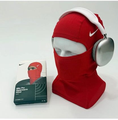 Nike Pro Therma-Fit Hyperwarm Hood Ski Mask Unisex Balaclava -US Stock [Red]