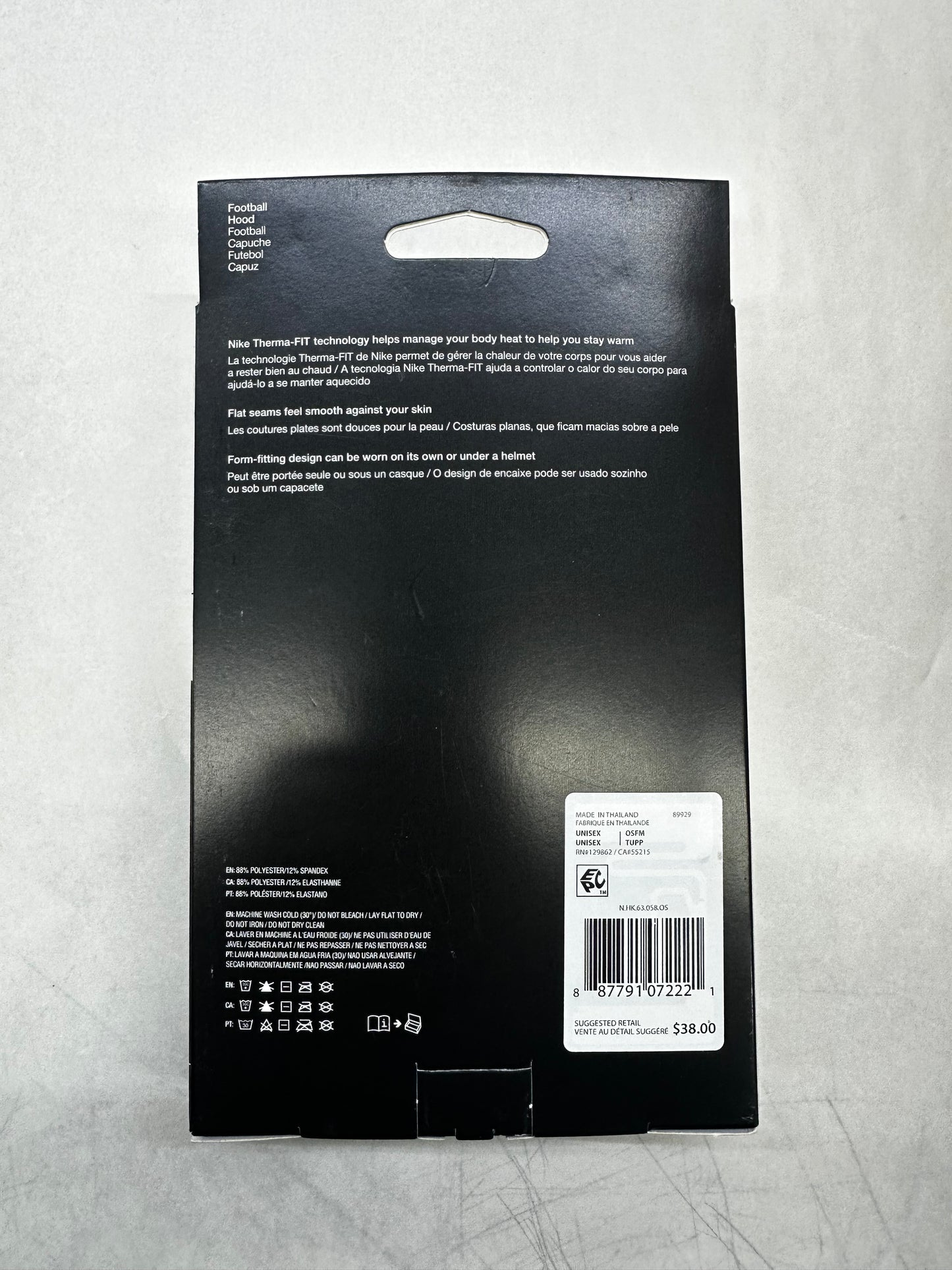 Nike Pro Therma-Fit Hyperwarm Hood Ski Mask Unisex Balaclava -US Stock [Blue]