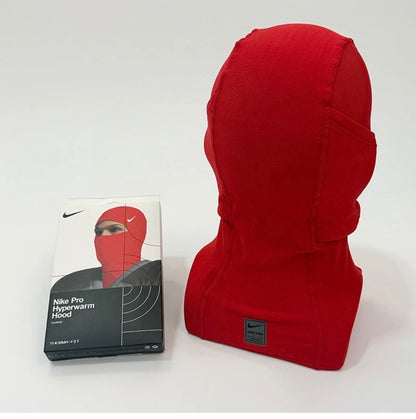 Nike Pro Therma-Fit Hyperwarm Hood Ski Mask Unisex Balaclava -US Stock [Red]