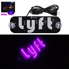 Lyft led car sign